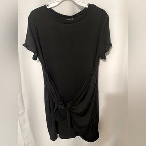 BRAND NEW short sleeve wrap bodycon ruched tie waist dress! Adorable for summer!